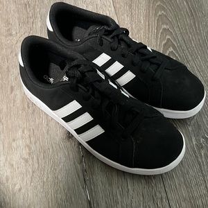 Adidas black and white classic adidas neo kids 5 women’s 7